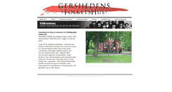Desktop Screenshot of gershedensfolketshus.nu